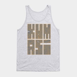 Kumasi, Ashanti, Ghana City Map Typography - Bauhaus Tank Top